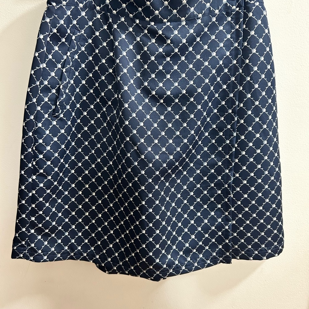 Top Flite Women's Golf Skort Navy Design‎ Size 10